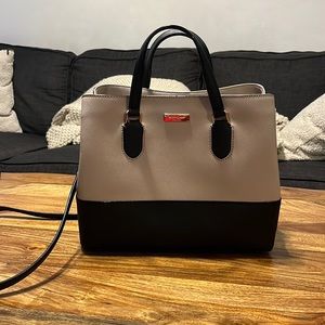 Black/Cream Kate Spade Purse